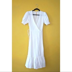 Reformation Veronika Linen Dress, XS